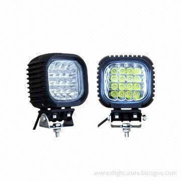 Super Power Heavy-duty LED Off-road/Truck Work Lights, 48W, 3,450lm